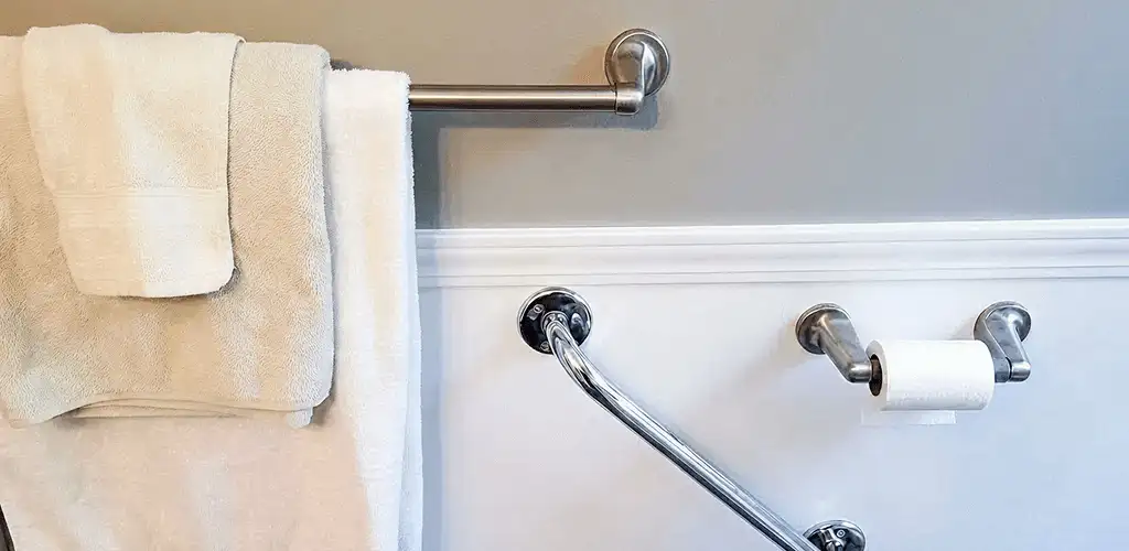 Bathroom grab bar installation for safety and accessibility in Bloomington, IN